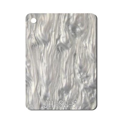 China Water Grain Pearl Acrylic Sheets For Furniture Decoration for sale