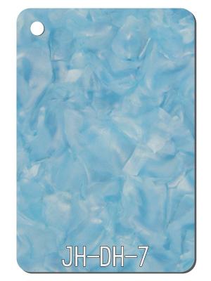 China Light Blue Pattern Acrylic Sheet Plastic Panels For Home Hotel Advertising Lamp Cover Decor for sale