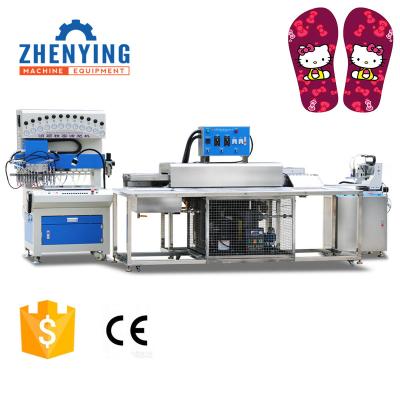 China Hotels PVC Rubber And Sole Slipper Shoe Making Machine for sale