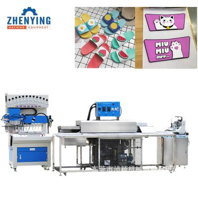 China Shoe making for sale smart pvc cover sandal pressing shoe sole / vamp injection molding machine for sale