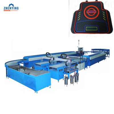 China liquid pvc mixed 3d material molded soft rubber pvc car mat machine factory price for sale for sale