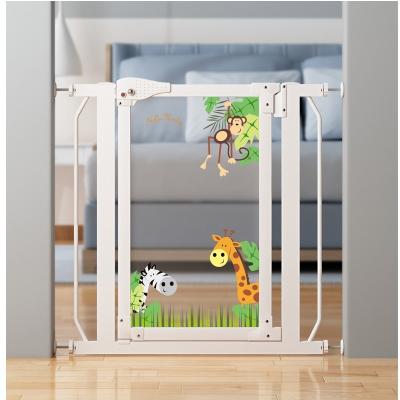 China Durable Retractable Baby Gate Child Gate Guardrail Child Fence Retractable Safety With Barrier for sale