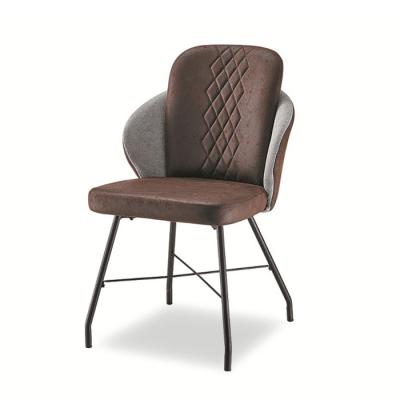 China Good quality soft competitive price modern cheap leather dining chair for sale