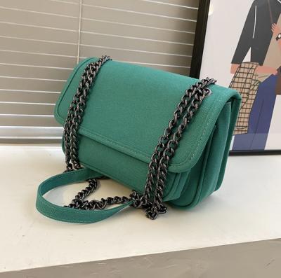 China Fashion Winter New Arrival Ladies Cross - Body Bag 2021 Fashion Canvas Shoulder Bag For Women for sale