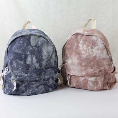 China Fashion New Style Women Canvas Backpacks , 2020 Fashion Link Dye Backpack Bag for sale