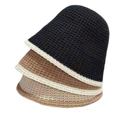 China Wholesale Dobby Women Summer Bucket Hat Fashion Beach Hats For Adults Custom Logo for sale