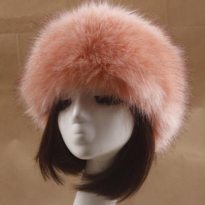 China 2020 Luxury Designer Women's Winter Faux Fur Headband Warm Faux Fur Headbands for sale