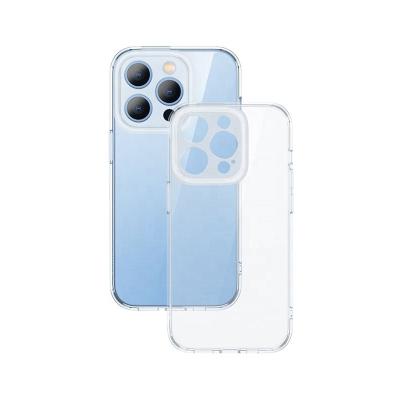 China Baseus Clear Space Shockproof Phone Case For iPhone 14 Pro Max 2022 Phone Cover Transparent Lens Protector Cover For iPhone 14 Plus Shockproof for sale