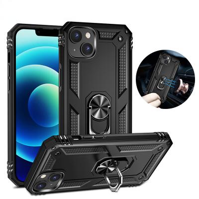 China Shockproof For iPhone 14ProMax iPhone14Pro Case Armor Car Magnetic Ring Phone Shockproof Case For iPhone14Max iPhone 14 Stand Holder Cover for sale