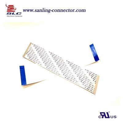 China Electronic Blue Tape Support 10mm 1.25mm Pitch FFC Ribbon Cable for sale