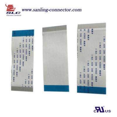 China 0.5mm Electronic Ribbon Cable AWM 20624 80C 60V VW-1 FPC FFC for sale