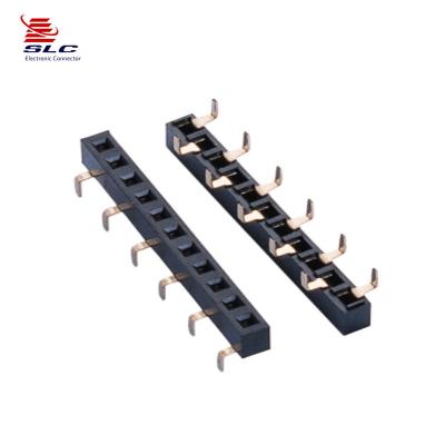 China Most Popular Single Row 2.54mm PCB With Bottom Entry H5.0mm Female Header for sale