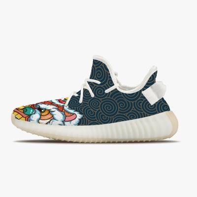 China Damping Minimum Order Quantity One Pair Of Yeezy 350 High Quality Custom Patterned Yeezy 350 Mens Casual Shoes for sale