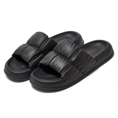 China Cushioning 2022 New Soft EVA Slippers For Lovers Summer Candy Color For Men And Women Indoor Home Quiet Bathroom Non-slip Cool Shoes for sale