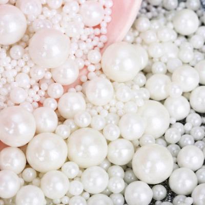 China Pearl Bright Color Mixed Size Sprinkles For Cake Decoration SP009 for sale