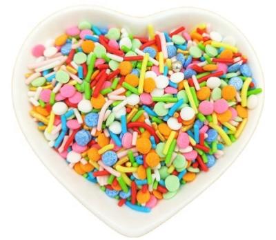 China Colorful 1KG Bright Sprinkles For Ice Cream Cupcake Decoration FX018 for sale