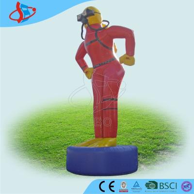 China Rent Durable Outdoor Inflatable Advertising Man With Diver Dancer for sale