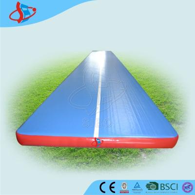 China Big School Inflatable Gymnastics Air Mat For Boat Toys 15 Meters for sale