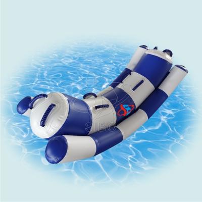 China SGS Amazing Outdoor Inflatable Water Park Case White Commercial For Climbing for sale