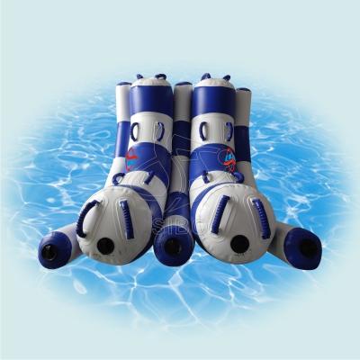 China ASTM Certificated Inflatable Water Park Case , Free Fun Games , Inside Water Parks for sale