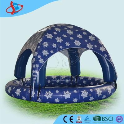 China Transparent PVC Cloth Inflatable Event Tent Inflatable Dome Tent For Kids for sale