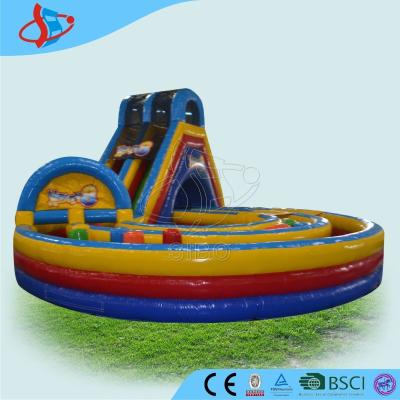 China Safety Durability Amusement Bouncy Slides Double Stitching for sale