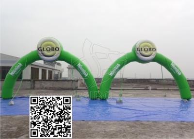 China Green Sealed Air Inflatable Advertising Man Commercial Party Promotional Inflatable Arch Door for sale