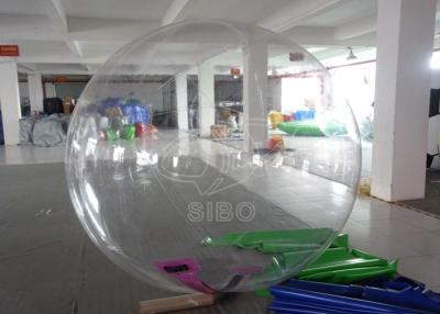 China Reiner 0.8mm PVC Durchmesser 1.8m scherzt Ball-Wasser-Ball Transparen aufblasbaren für Waterparks SGS zu verkaufen