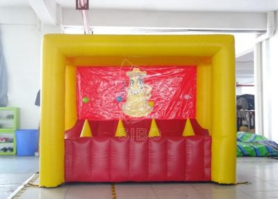 China Customized Shooting Fire Pop Inflatable Sports Games Amusement Park for sale