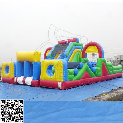 China Popular Customized Inflatable Fun City For Adults PVC Tarpaulin Material for sale