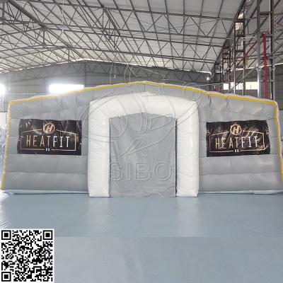 China Large White Inflatable Cube Tent For Outdoor Camping SGS Commercial Grade for sale