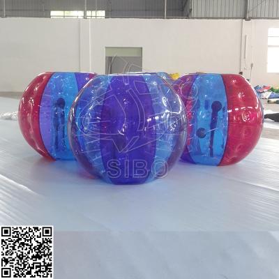 China Colorful Pvc Inflatable Battle Bumper Ball Roll Giant Hamster Ball For People for sale