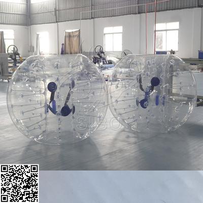 China Clear PVC Tarpaulin White Inflatable Bumper Ball For Water Fun OEM / ODM for sale