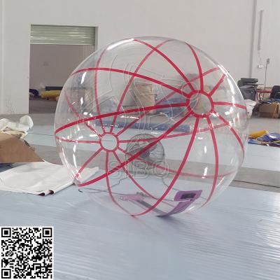 China Handelswasser-Spielzeug-aufblasbarer gehender Ball für Erwachsen-Wasser-Spiel 0,6 + 0.9mm PVC zu verkaufen