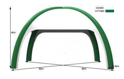 Cina Tenda gonfiabile stupefacente del PVC di evento della tenda progettazione gonfiabile pratica attraente di Sibo di nuova in vendita