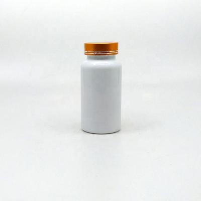 China Hot Selling Elegant White 150ml PET Pharmaceutical Capsules Tablets Packing Bottles Health Care Products Plastic Bottles With Screw Caps for sale