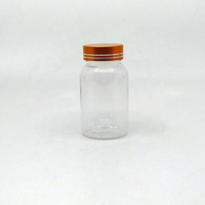 China Health Care Products Factory Direct Sale Empty Special 125ml Small PET Clear Transparent Tablets Packing Plastic Bottles With Screw Caps for sale