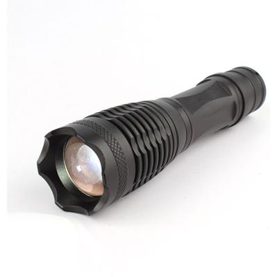 China Emergency Waterproof Camping Led Torch XML-T6 Zoomable AAA /18650 Rechargeable Battery Tactical Led Flashlight for sale