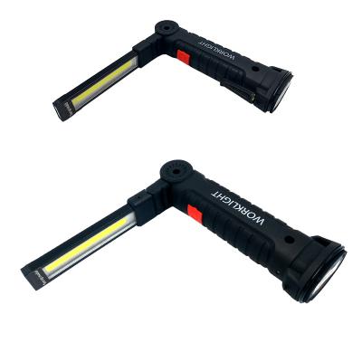 China USB Rechargeable Magnetic Flexible LED COB Magnetic Folding Work Light For Car Repair for sale