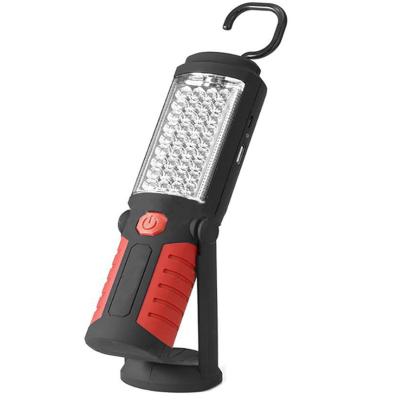 China 36+5LED Inspection Plastic Magnetic Work Lamp Rechargeable Foldable Emergency Work Light With Hook for sale