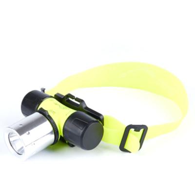 China Swimming Diving Headlight Camping Dive Head Light Torch Lamp 3 Modes Waterproof Underwater Headlight for sale