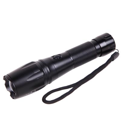 China Hot Sale 90g XML T6 LED Flashlight Emergency Torch 18650 High Power Dimmable Powerful Rechargeable Zoom Flashlight Tactical Flashlight Set for sale