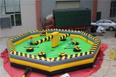 China Diameter 8M Pvc Tarpaulin Inflatable Sport Game Product, Inflatable Meltdown, Wipeout Obstacle Course -BM07 for sale