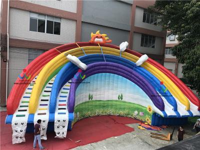 China Top Selling 0.55mm PVC Used Inflatable Slide for Sale wth CE with Swimming Pool for sale