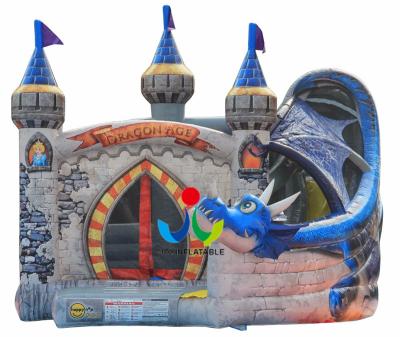 China Inflatable bouncer slide combo/inflatable bounce house/inflatable bouncer with slide for sale