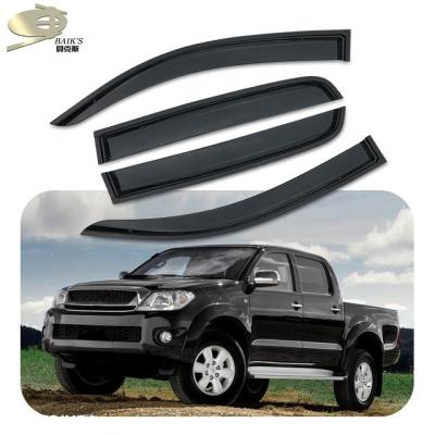 China Trim Mosun Auto Accessory Car Window Sun Shade For HILUX Vigo 2013 Rain Shield For 2005 Hilux Door Sun Shades For 2013 VIGO Double Cabin for sale