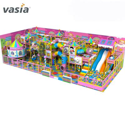 China Colorful Customized Soft Sponge Indoor Commercial Playground With Slide For Indoor Playground for sale