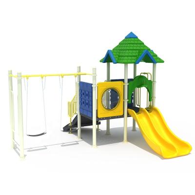 China 7-10 New Design Plastic Outdoor Playground With High Quality Kids Amusement Park Equipment for sale