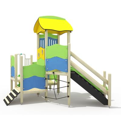 China Hot Cheap 2021 Wooden Plastic Playground Kids Plastic Playground Outdoor Playground Playground Equipment For Sale for sale