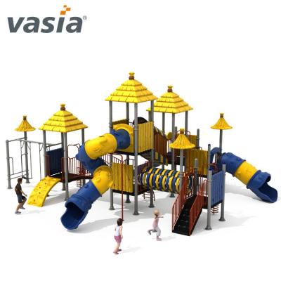 China 6-8 Years VS2-7085A Straw Series EU Standard Large Plastic Children Outdoor Playground Equipment For Amusement Park for sale